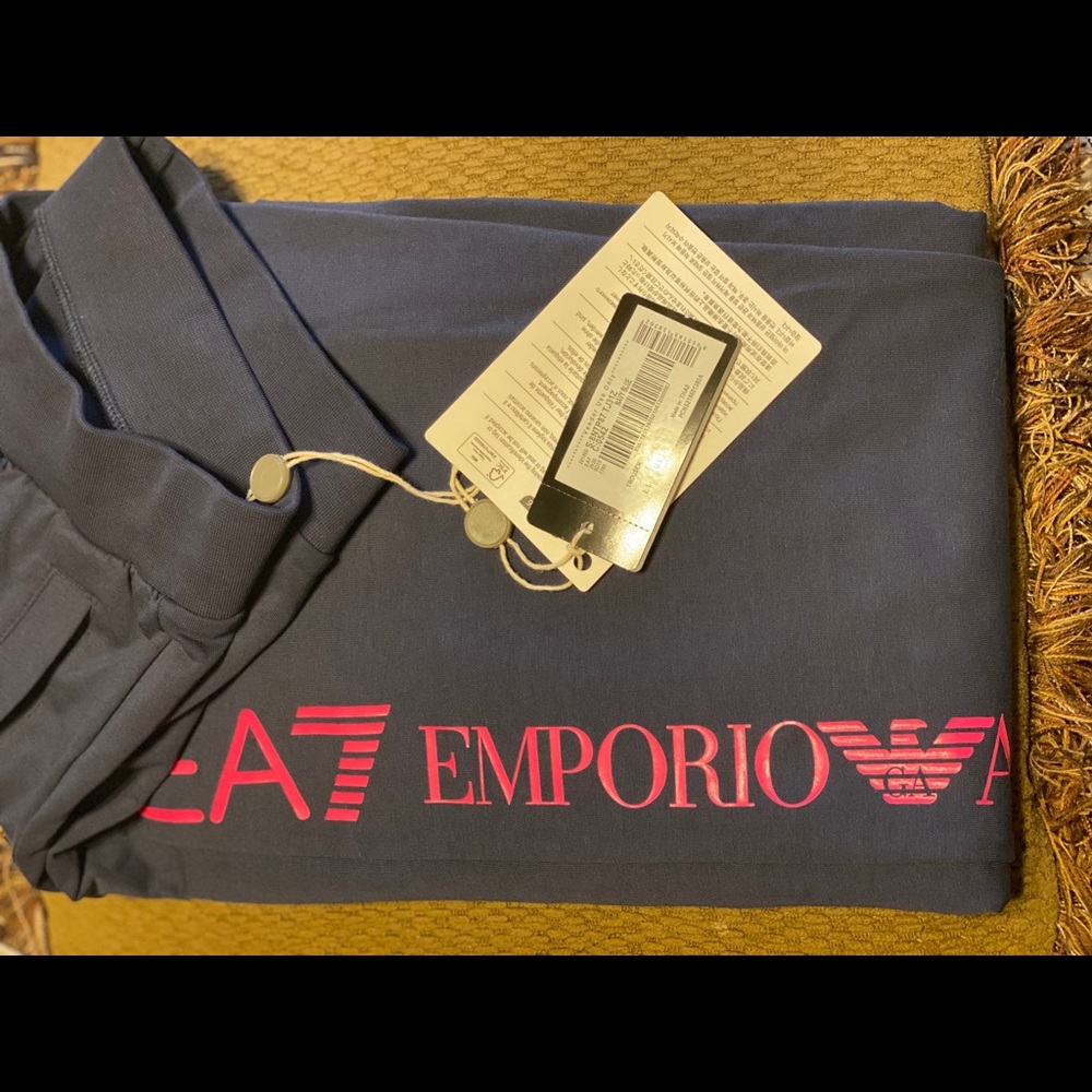Emporio EA7 sweat pants women size large